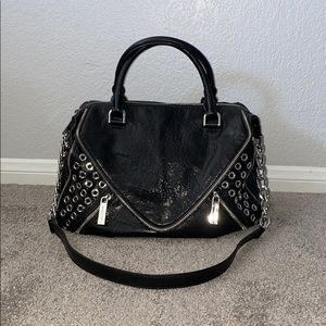 MICHAEL Michael Kors Black Leather Chain Bag